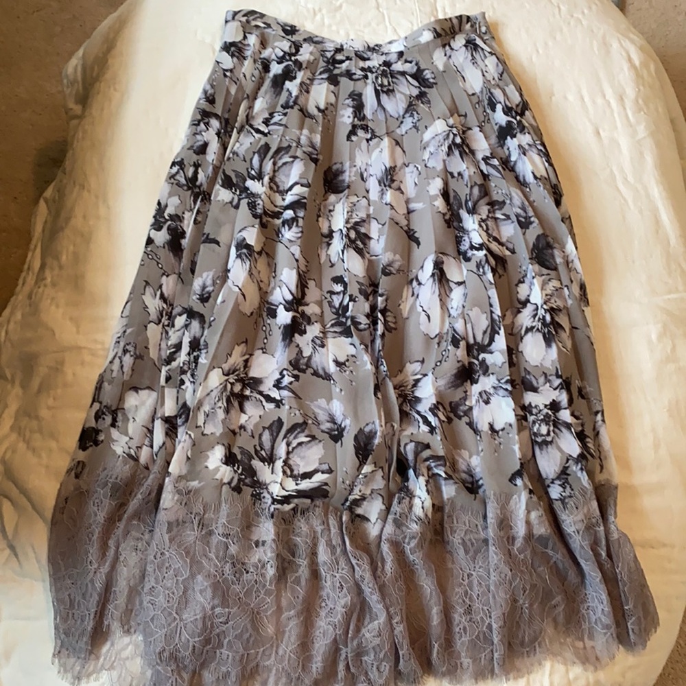 Victoria’s Secret floral midi skirt.
